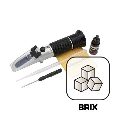 Refraktometer Brix 0-20% med
